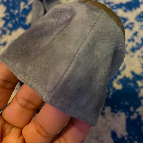 J Crew Pointed Toe Gray Suede Flats - Picture 7 of 7